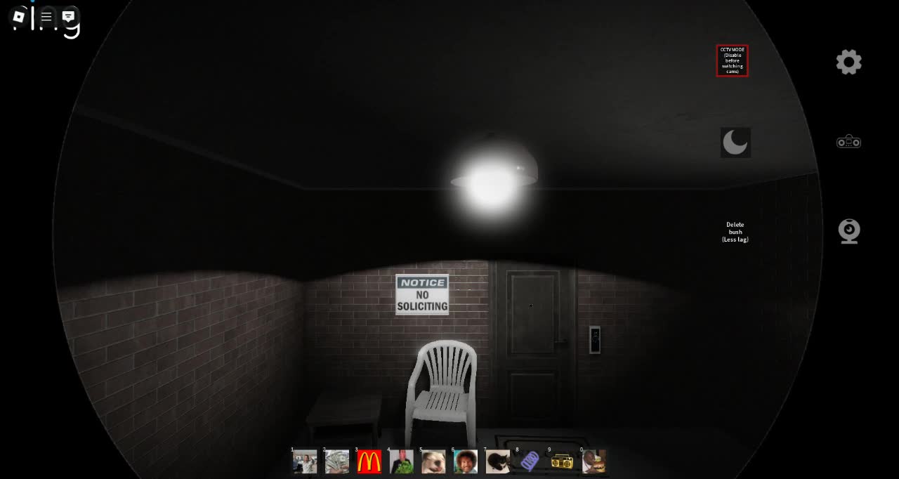 The guy outisde my door is back...
