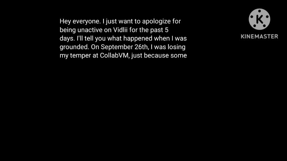 My apology video to everyone
