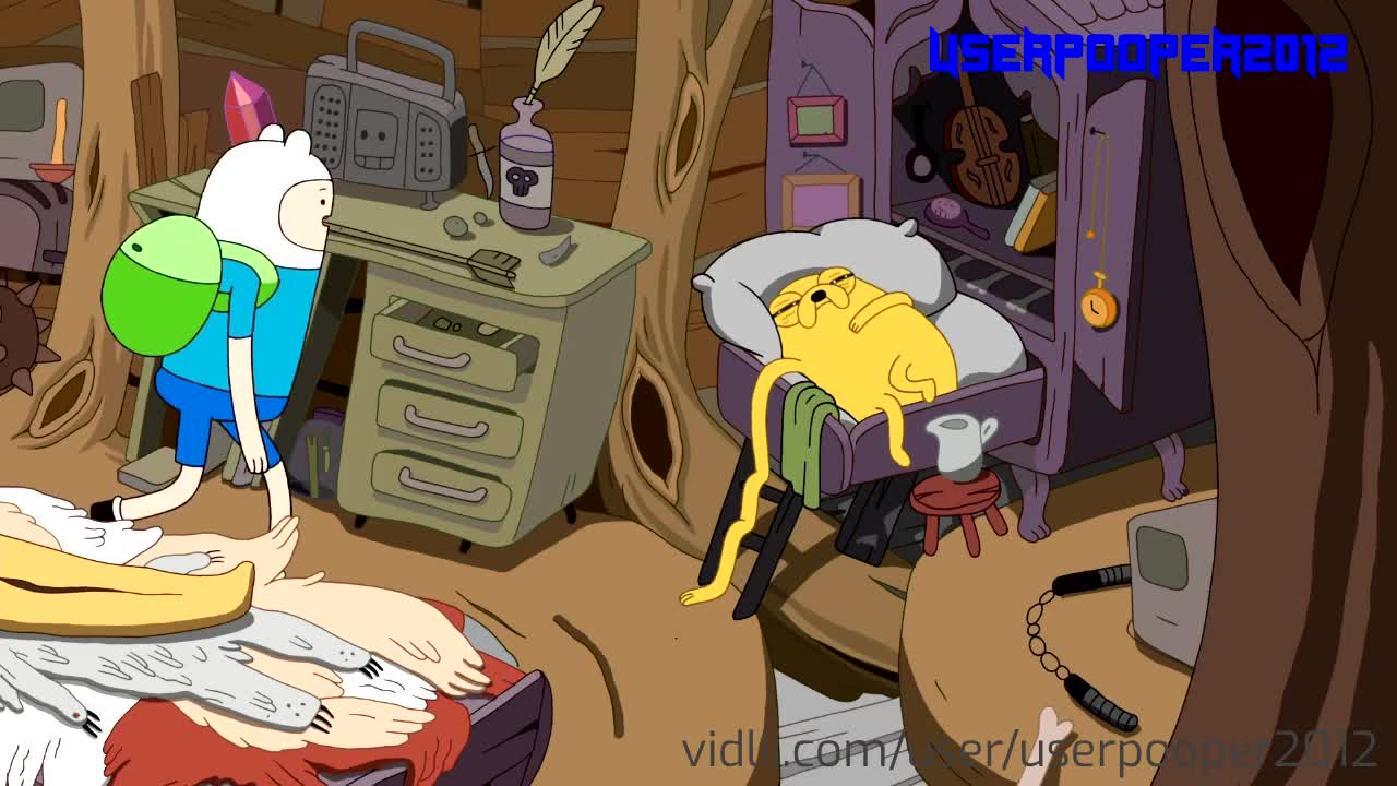 VLPH:finn el mamawuevo insulta a milk-jake con la pala-bra más poopeada