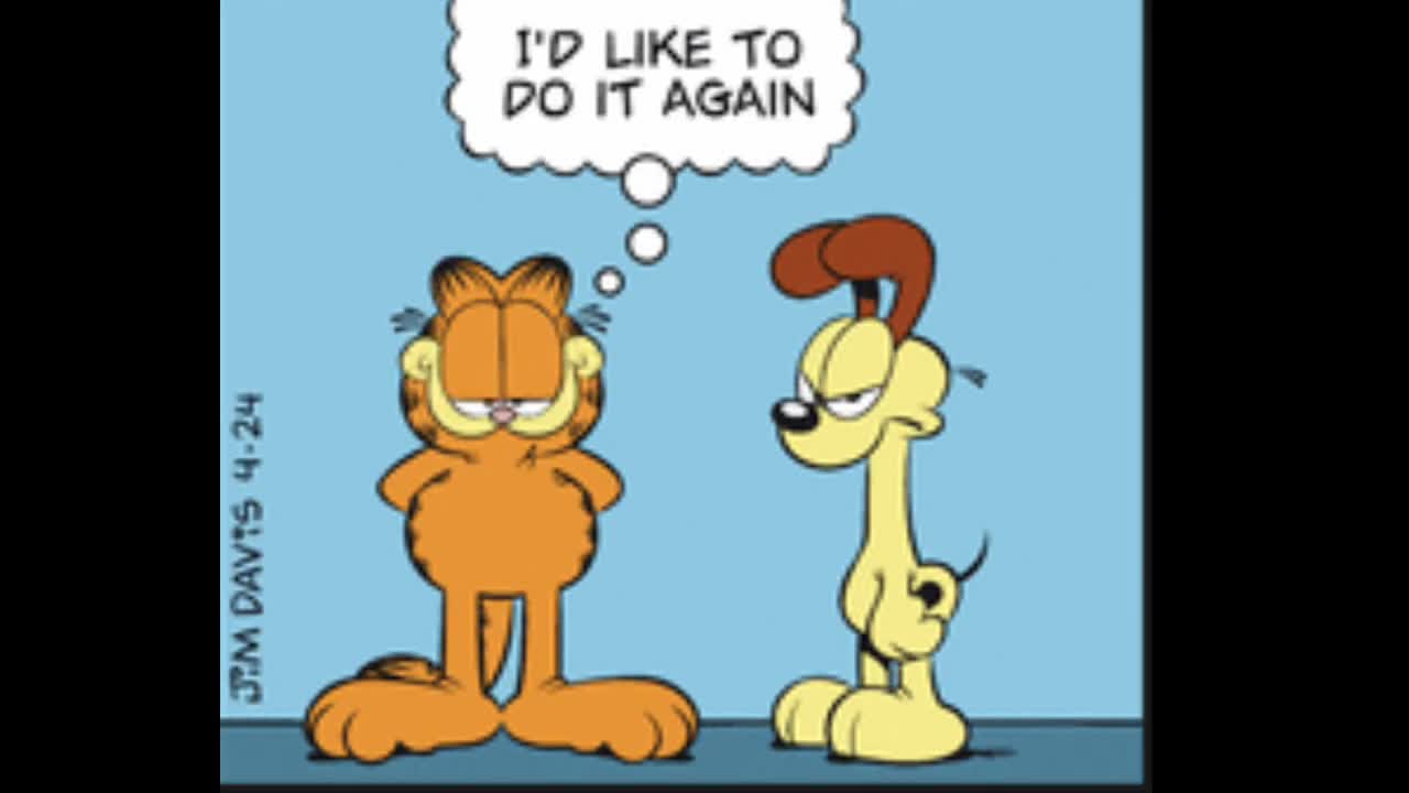 Garfield Comic Dub for April 24th, 2024