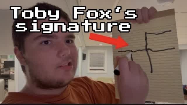 How to forge Toby Fox‘s signature!