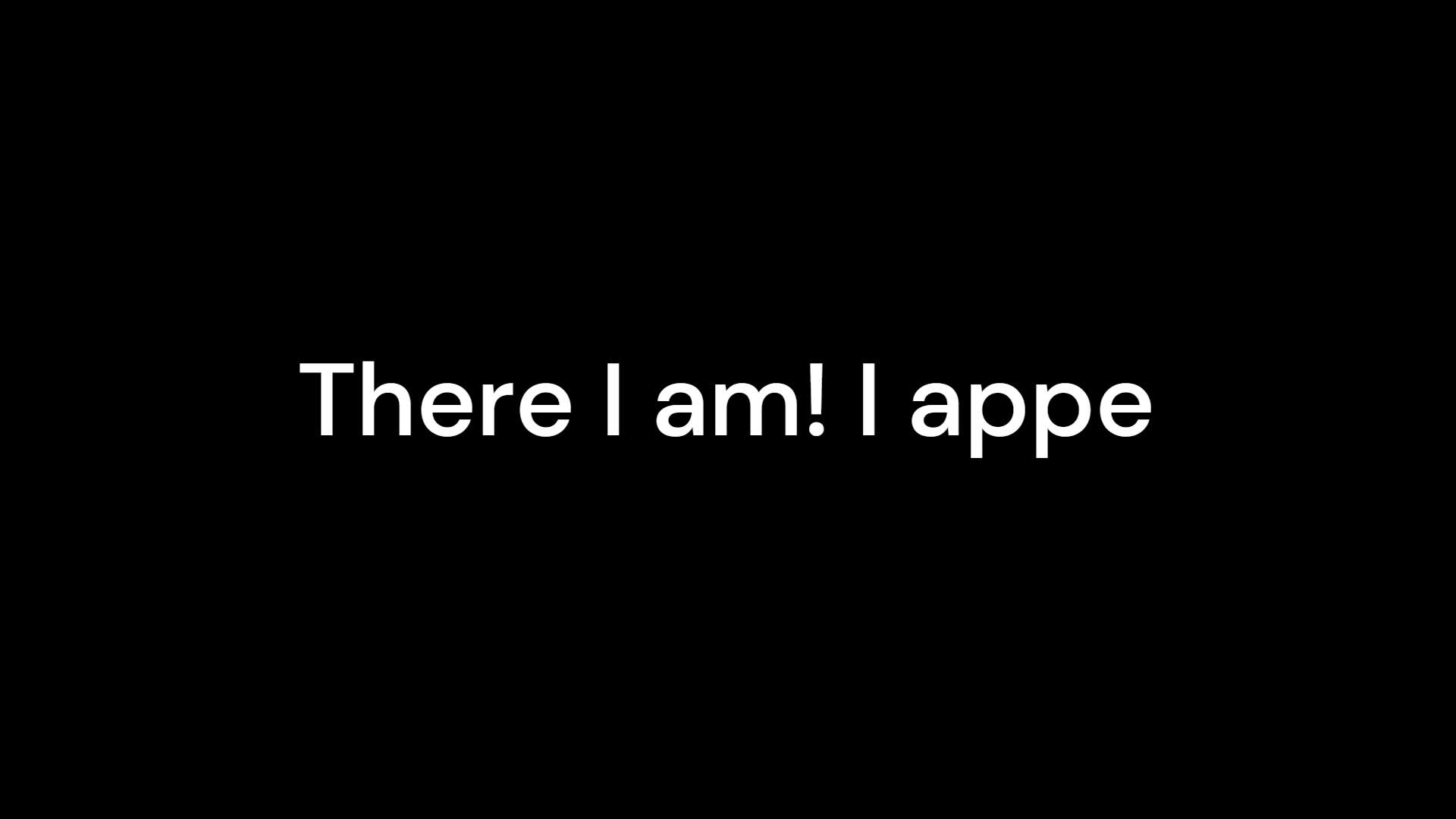 *appears* Hello!