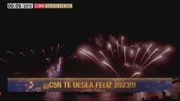 feliz año nuevo 2023 en argentina del canal C5N