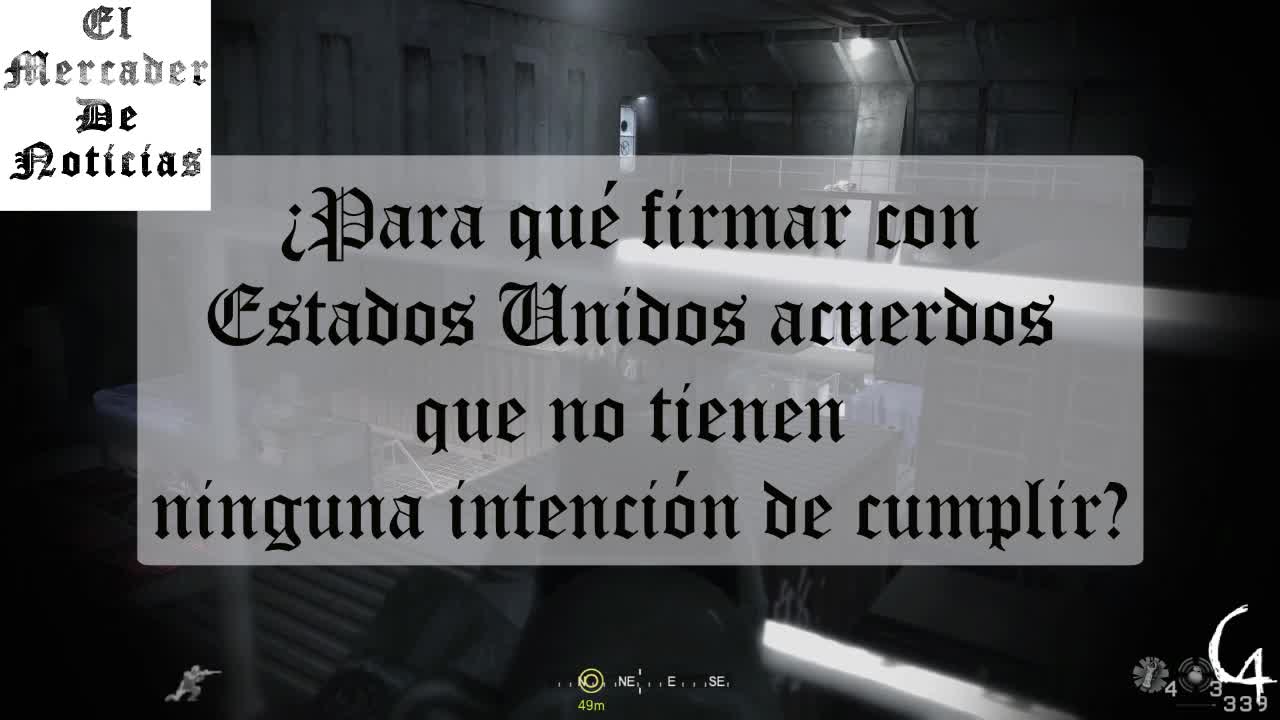 ¿Para qué firmar con Estados Unidos acuerdos que no tienen ninguna intención de cumplir?
