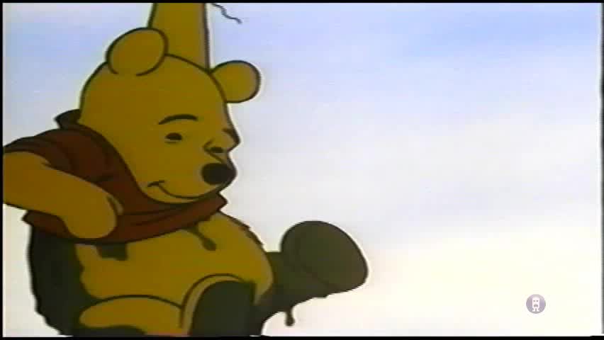 Winnie the Pooh and the Honey Tree (1966) 1987 VHS (Reversed Version)