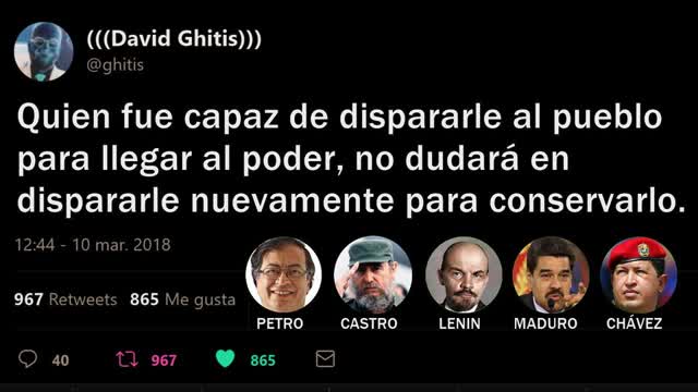 Gustavo Petro, Terrorista, Comunista‼️