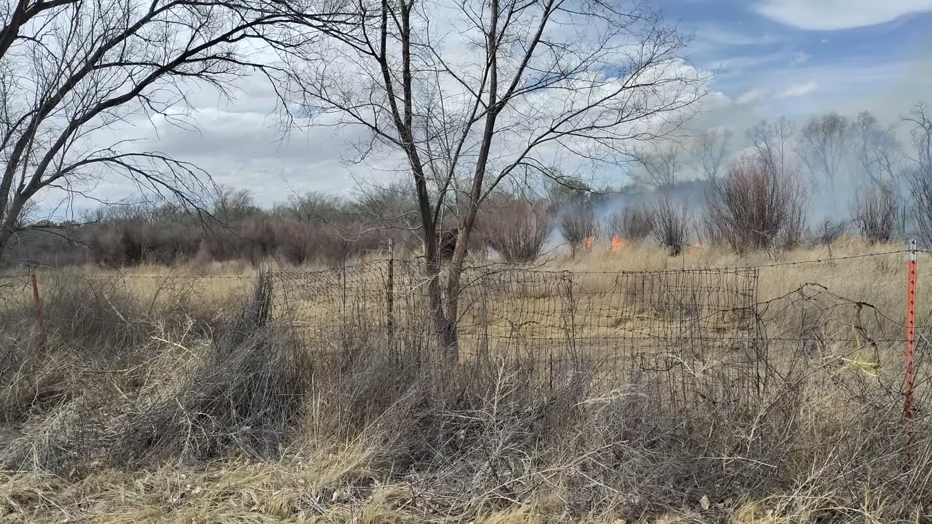 Big Hole Fire - Belen, NM; Bobcat Fireline 2