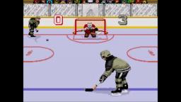 Mario Lemieux Hockey - Shootout - Sega Genesis Gameplay