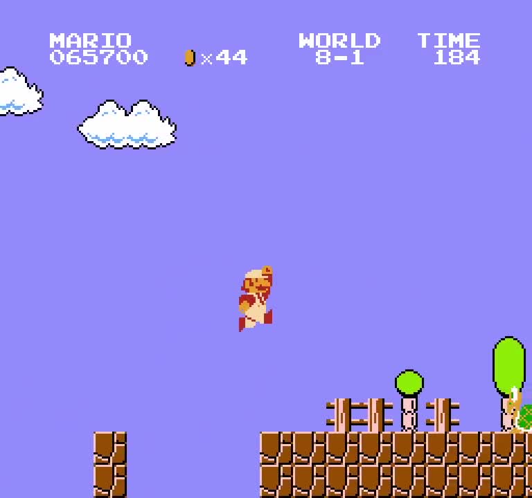 Trying my best to speedrun SMB1