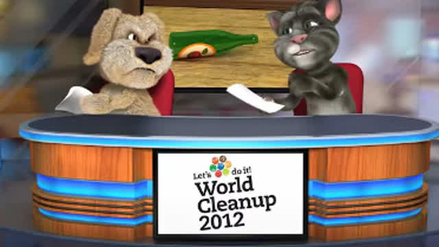 Talking Tom and Ben News World Cleanup 2012