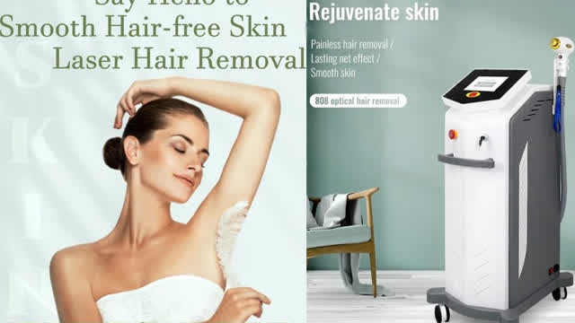 808 diode laser hair removal machine training video-IDEAL BEAUTY #laserhairremoval