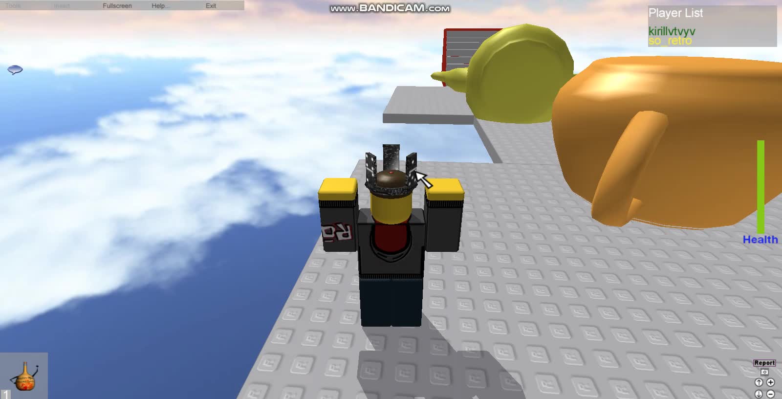 I play to roblox