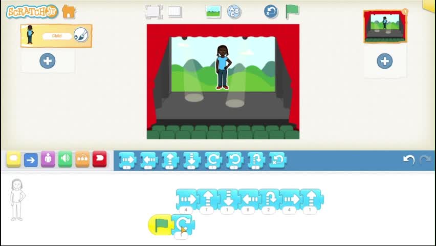 Learning Game Development 3rd Project "Dance Contest" Made in ScratchJr.