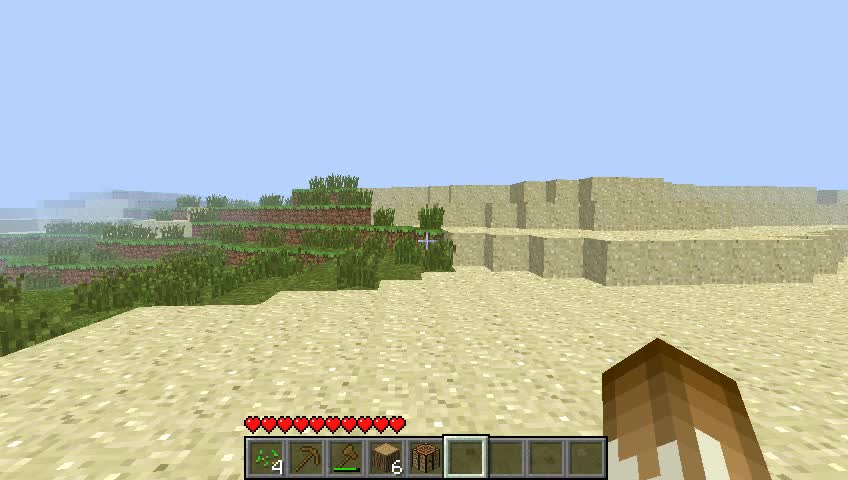 My minecraft Beta 1.7.3 gameplay XD