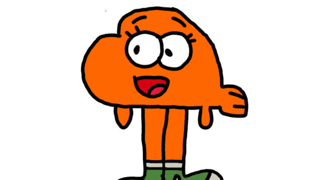 Attempting to draw darwin from gumball