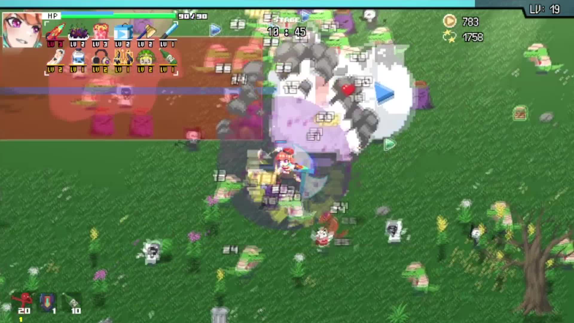 HoloCure Stage Mode (Takanashi Kiara, Stage 1)