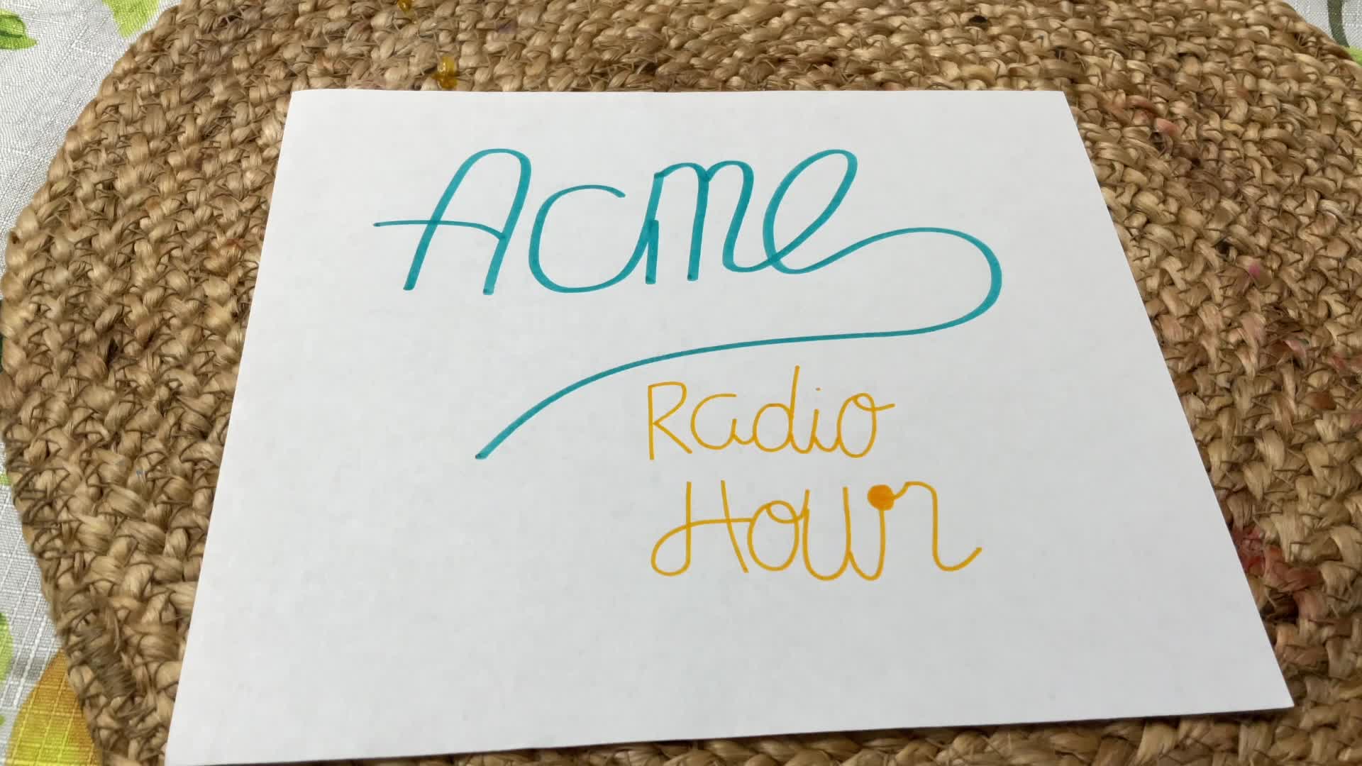 ACME Radio Hour Opening