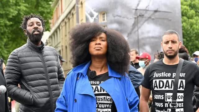 Patriots out on the streets in the French city