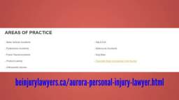 Defective Product Lawyer Aurora - BE Personal Injury Lawyer (800) 532-8704