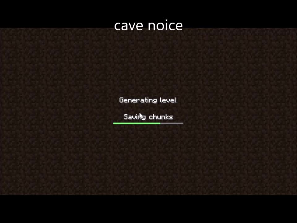 Dark cave in minecraft