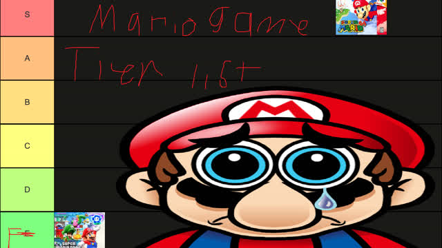 my mario game tierlist