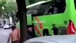 Migrants in France robbed a bus full of tourists while they were on the move
