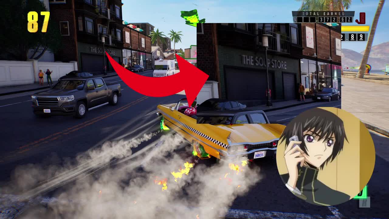 Crazy Taxi soup store Crazy Taxi soup store