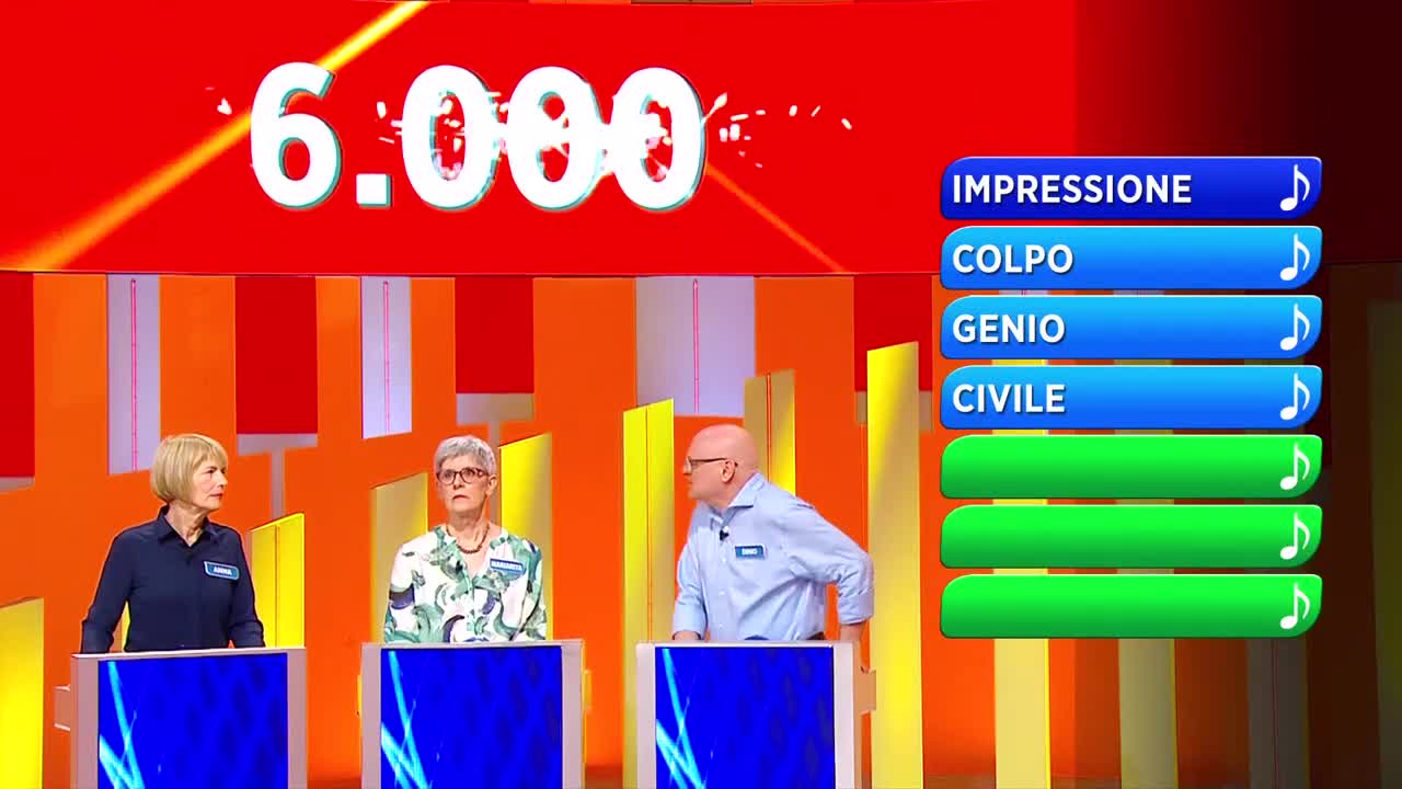 RAIUNO - Reazione a Catena-La Catena Musicale dell'11/08/2025