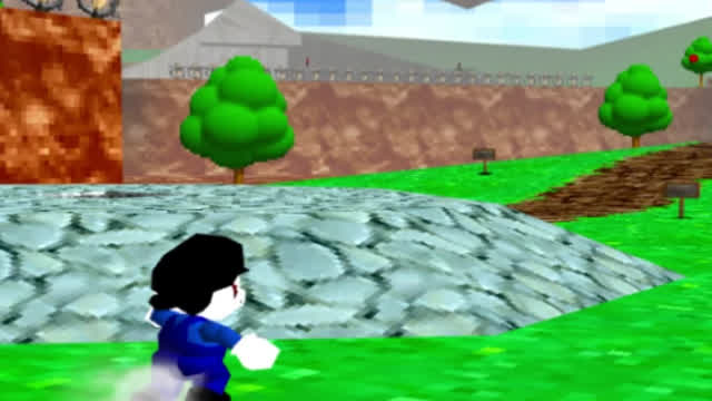 me playing sm64js (no sound)