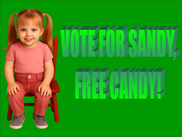 Vote For Sandy Free Candy