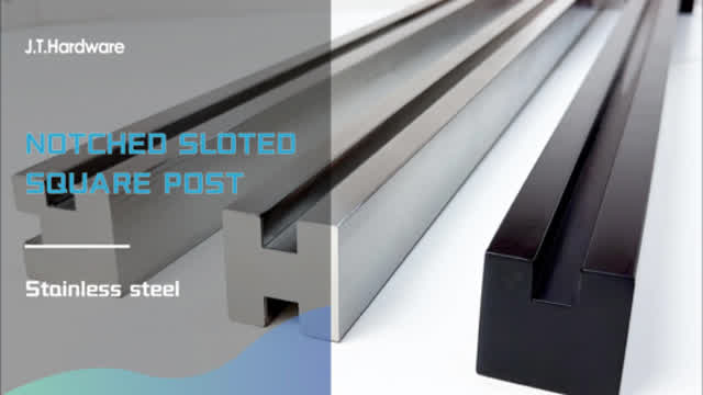Unlocking Security: Discover the Power of Notched Slotted Square Posts #glassrailing #handrail