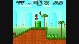 Super Mario World - the Mega Man 29th Anniversary Adventure Rom Hack Sample Gameplay