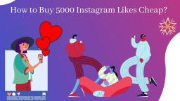 How to Buy 5000 Instagram Likes Cheap?