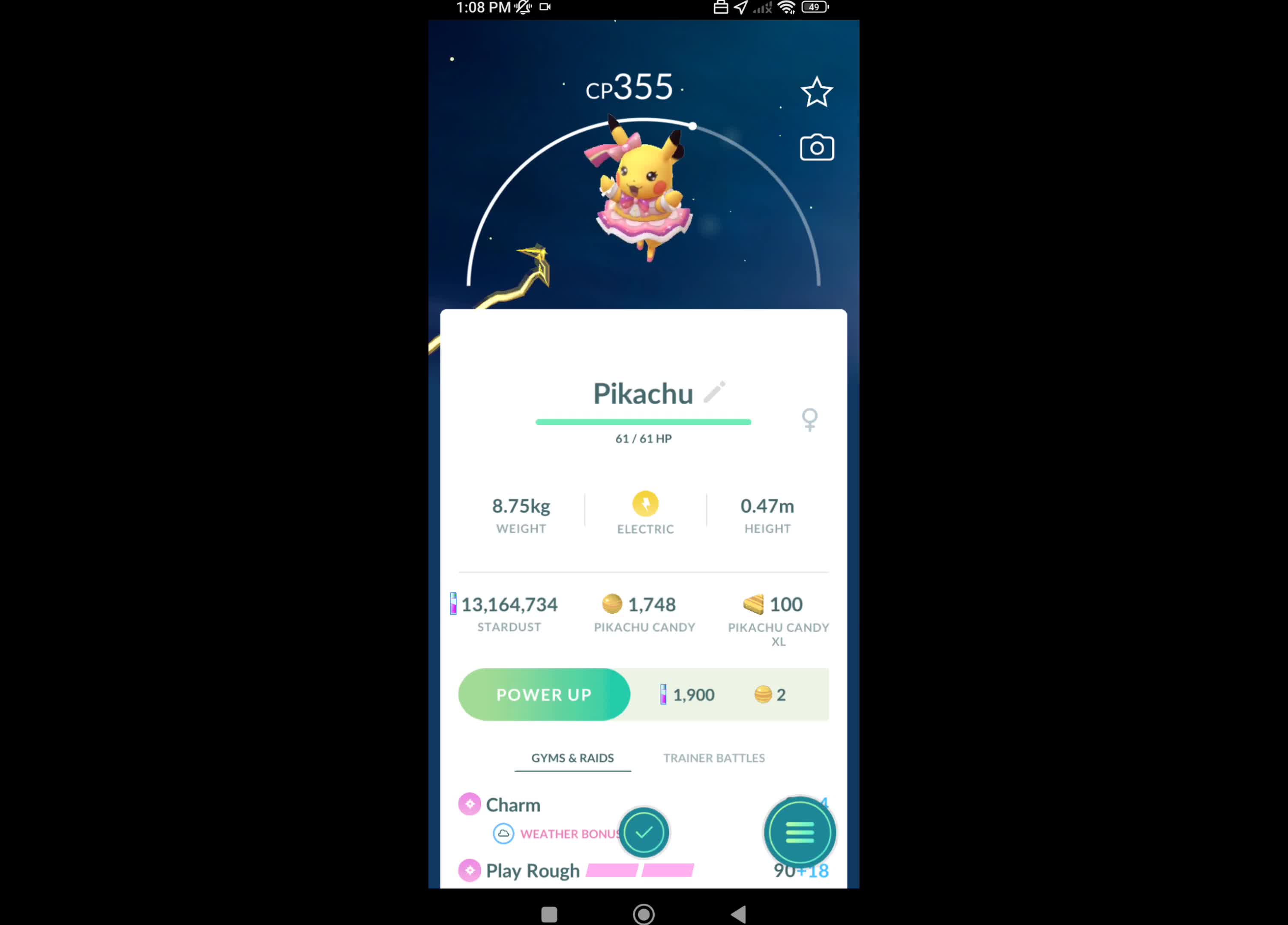 Pokémon GO-Pop Star Pikachu