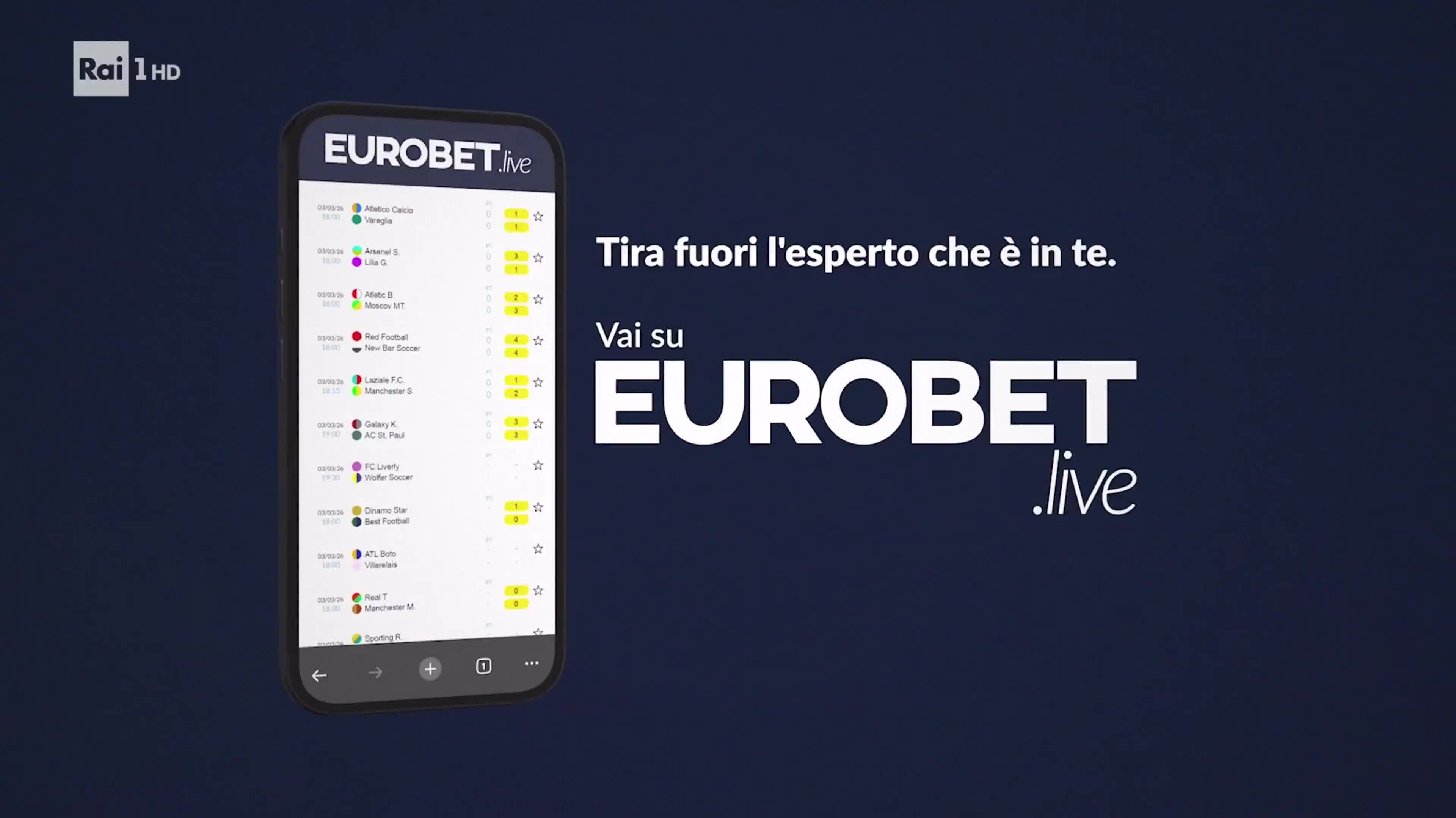 EUROBET.LIVE (2026) - Pubblicità anni 2020 [4K-UHD-2160p60]