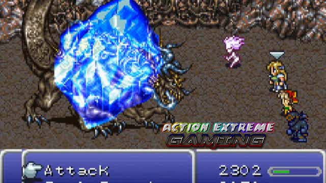 Final Fantasy VI - Terra,Celes,Relm and Shadow VS the Atma Weapon Boss Fight (Part 1)