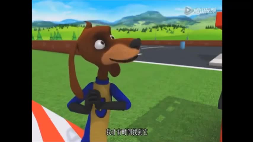 Turbo Dogs episode Return To Lender - Strut Cannot Race If He Doesn't Find His Steering Wheel