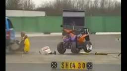 motorcycle crash test