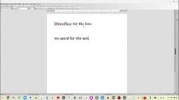 message to pepl who use LibreOffice