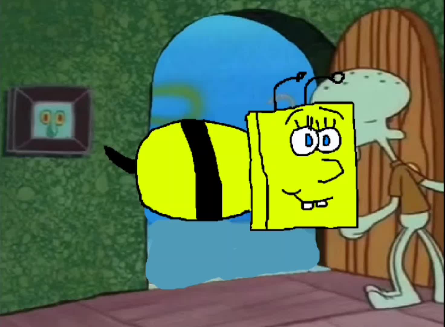 We have come for your nectar, Squidward! (Animated)