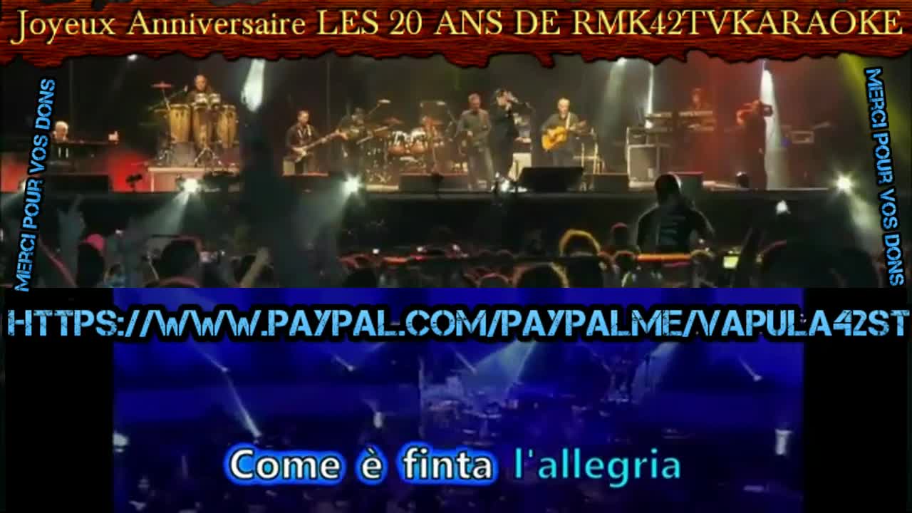 Renato Zero Cercami karaoke nouvelle generation 2026 djmac-kinkikeuke rmk42tvkaraoke