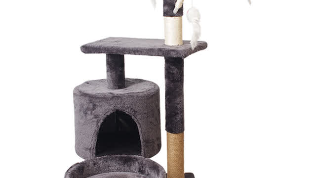 Fashion design high quality plush cat tree