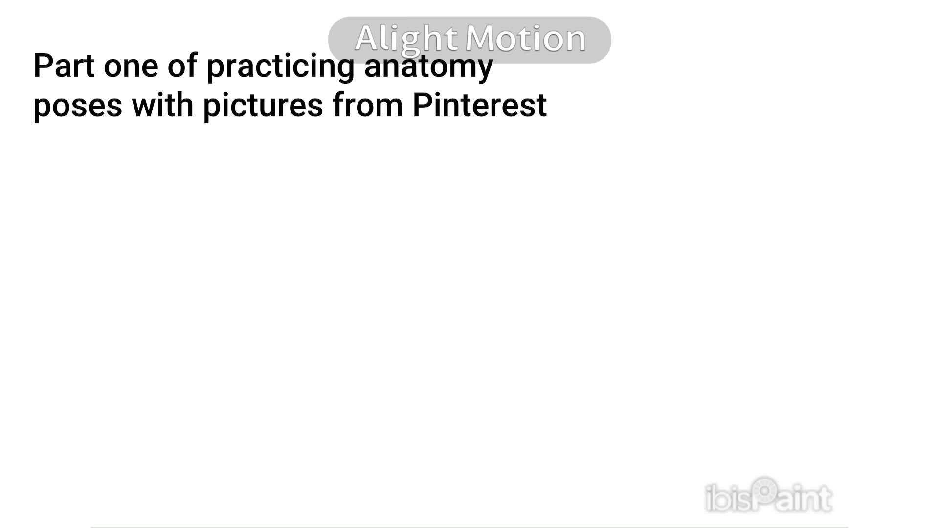 Part one of practicing poses from pinterest