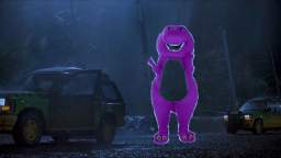 Barney in Jurassic Park