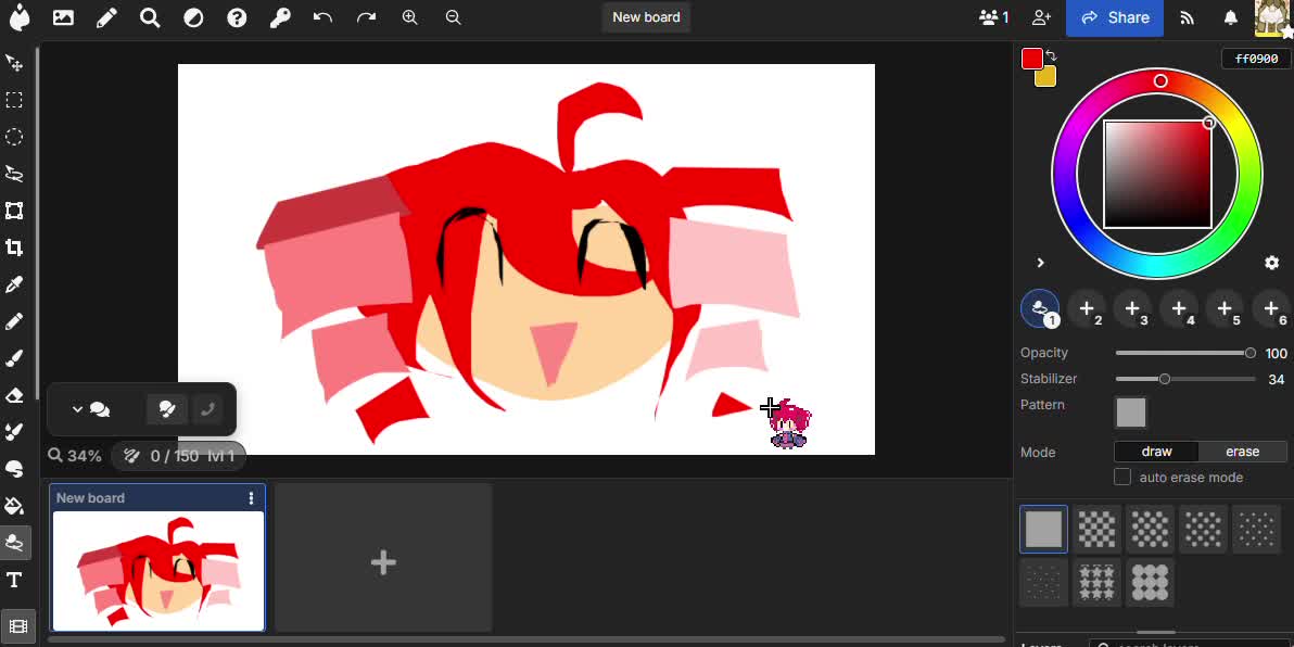 Lasso tool drawing (Teto) Lasso tool drawing (Teto)
