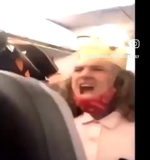 burger king man turns into ssj