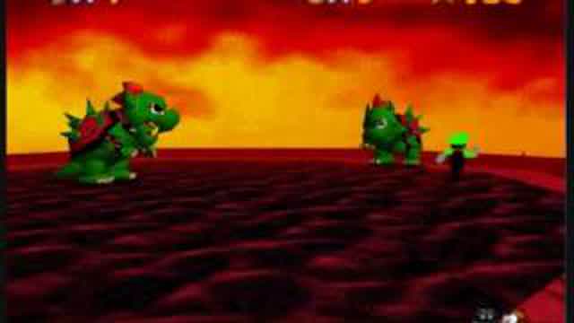 super mario 64 funny cheats bowser 2