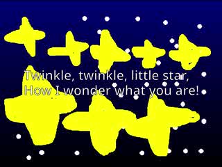 Twinkle twinkle little star lyrics! Twinkle twinkle little star lyrics!