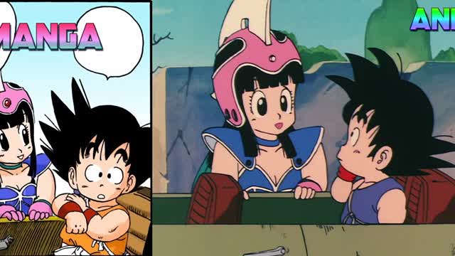 Chichi Wants to be Goku's Bride (Manga VS Anime Comparisions)
