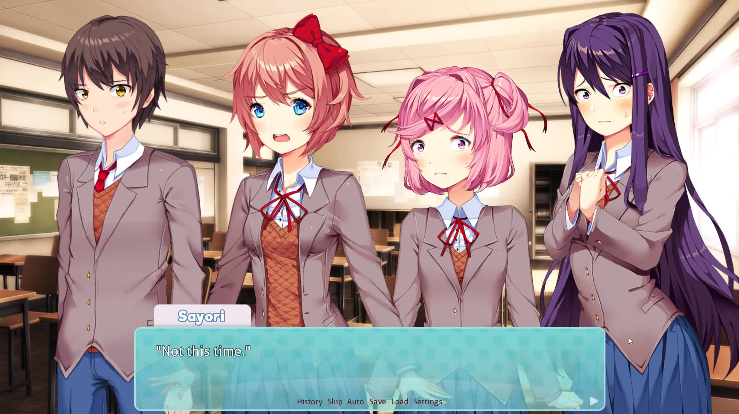 sayori SNAPS at monika